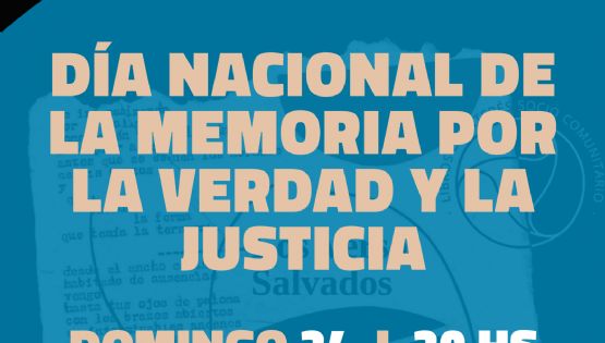 Desarrollarán una actividad artística por el día nacional de la Memoria por la Verdad y la Justicia en el Viejo Galpón